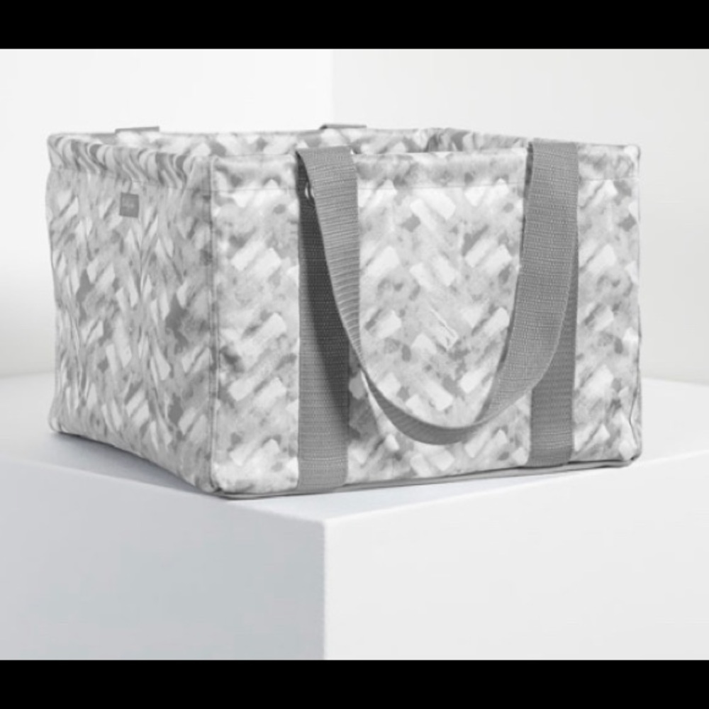Thirty-One Square Utility Tote - Mystic Grey